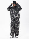 Men's Freestyle Mountain Camo Snow Suit – Bomber Jacket & Baggy Pants Set