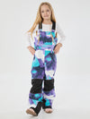 Girls Mountain Trek Light Reflective Knee Guard Waterproof Insulated Snow Bib Pants