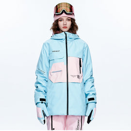 Women's High Experience Unisex Winter Snow Ace Waterproof Skiing Jacket