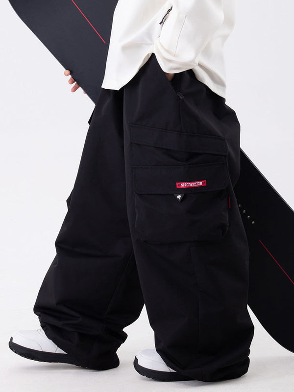 Men's Wild Soul Steeze ParkRider Multi-Pocket Utility Cargo Snow Pants
