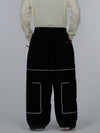 Men's Park Rider Nightline Cargo Pockets Reflective Trim Baggy Snowboard Pants
