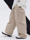 Men's Double Knee Mountain Freestyle Baggy Snow Pants