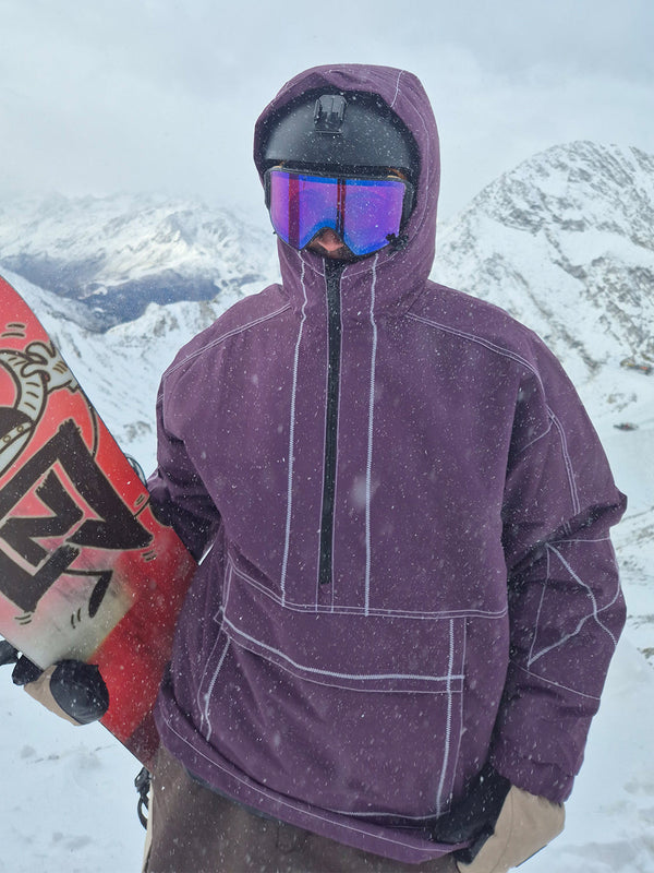 Men's All Season Mountain Vibe Streetstorm Pullover Camo Snowboard Jacket