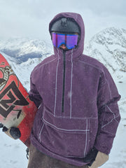 Men's All Season Mountain Vibe Streetstorm Pullover Camo Snowboard Jacket