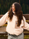 Women's Mountain-Ready Faux Sherpa Adventure Full-Zip Warm Fleece Jacket