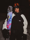 Women's Mountain Freestyle Cargo Pocket Bomber Camo Snowboard Jacket