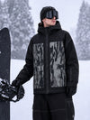 Men's UrbanCraft Workwear Utility Freestyle Snowboard Jacket – Reflective Hood & Street Style