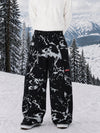 Men's Utility Techline Durable Stretch Cargo Baggy Freestyle Fit Snowboard Pants