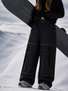 Women's Park Rider Nightline Cargo Pockets Reflective Trim Baggy Snowboard Pants