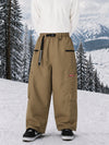 Men's Utility Techline Durable Stretch Cargo Baggy Freestyle Fit Snowboard Pants