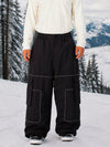 Men's Park Rider Nightline Cargo Pockets Reflective Trim Baggy Snowboard Pants