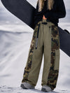 Women's Reflective Wild Motion Colorblock Extra Baggy Snowboard Pants