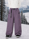 Men's Utility Techline Durable Stretch Cargo Baggy Freestyle Fit Snowboard Pants