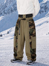 Men's Reflective Wild Motion Colorblock Extra Baggy Snowboard Pants