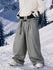 Men's Urban Vibe Workwear-Inspired Rivet-Trim Wide Fit OG Baggy Snowboard Pants