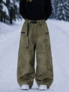 Women's Utility Techline Durable Stretch Cargo Baggy Freestyle Fit Snowboard Pants