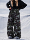 Women's Utility Techline Durable Stretch Cargo Baggy Freestyle Fit Snowboard Pants