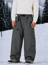 Men's Utility Techline Durable Stretch Cargo Baggy Freestyle Fit Snowboard Pants