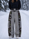 Women's Reflective Wild Motion Colorblock Extra Baggy Snowboard Pants