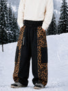 Men's Reflective Wild Motion Colorblock Extra Baggy Snowboard Pants