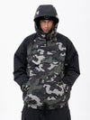 Men's Mountain Freestyle Cargo Pocket Pullover Bomber Snowboard Jacket