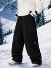 Men's Utility Wild Soul Crew Heavy Stitch Cargo Baggy Fit Snowboard Pants