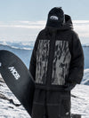 Men's UrbanCraft Workwear Utility Freestyle Snowboard Jacket – Reflective Hood & Street Style