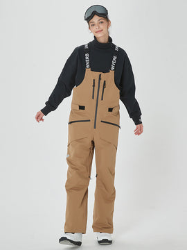Women's Alpine Freerider Swag Cargo Bib Baggy Snow Pants