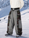 Men's Reflective Wild Motion Colorblock Extra Baggy Snowboard Pants