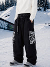 Men's Park Rider Hyper Flux Urban Graffiti Cargo Freestyle Baggy Snow Pants