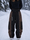 Women's Reflective Wild Motion Colorblock Extra Baggy Snowboard Pants
