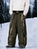 Men's Reflective Wild Motion Colorblock Extra Baggy Snowboard Pants