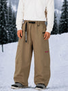 Men's Utility Techline Durable Stretch Cargo Baggy Freestyle Fit Snowboard Pants