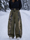 Women's Reflective Wild Motion Colorblock Extra Baggy Snowboard Pants