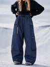 Women's Utility Techline Durable Stretch Cargo Baggy Freestyle Fit Snowboard Pants