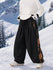 Men's Hyper Flux Extra Baggy Freestyle Snowboard Pants with Side Zip Graffiti Panel