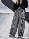 Women's Reflective Wild Motion Colorblock Extra Baggy Snowboard Pants