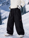 Men's Utility Techline Durable Stretch Cargo Baggy Freestyle Fit Snowboard Pants