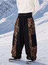 Men's Reflective Wild Motion Colorblock Extra Baggy Snowboard Pants