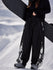Women's Hyper Flux Jogger Baggy Snowboard Pants with Graffiti Panel & Reflective Line