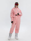 Women's Arctic Queen Stripe Mountain Infinity One Piece Snowsuit Ski Jumpsuit