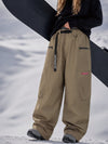 Women's Utility Techline Durable Stretch Cargo Baggy Freestyle Fit Snowboard Pants