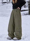 Women's Utility UrbanCraft Cargo Double Knee Snowboard Pants with Rivet-Reinforced Panels