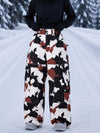 Women's Park Rider Nightline Cargo Pockets Reflective Trim Baggy Snowboard Pants