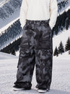 Men's Park Rider Nightline Cargo Pockets Reflective Trim Baggy Snowboard Pants