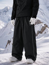 Men's Hyper Flux Extra Baggy Freestyle Snowboard Pants with Side Zip Graffiti Panel