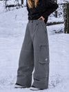 Women's Utility Wild Soul Crew Heavy Stitch Cargo Baggy Fit Snowboard Pants