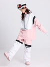 Men's Cosone Powdreamer Half Zipper Colorblock Anorak Snow Jacket & Pants Set