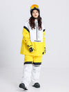Men's Cosone Powdreamer Half Zipper Colorblock Anorak Snow Jacket & Pants Set