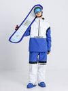 Men's Cosone Powdreamer Half Zipper Colorblock Anorak Snow Jacket & Pants Set